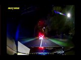 Police dashcam footage of freed killer during pursuit