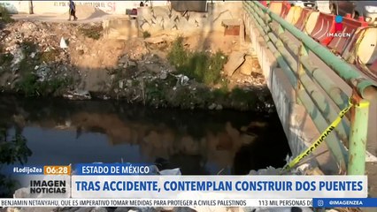 Tras desplome de puente en el Edoméx, contemplan construir dos
