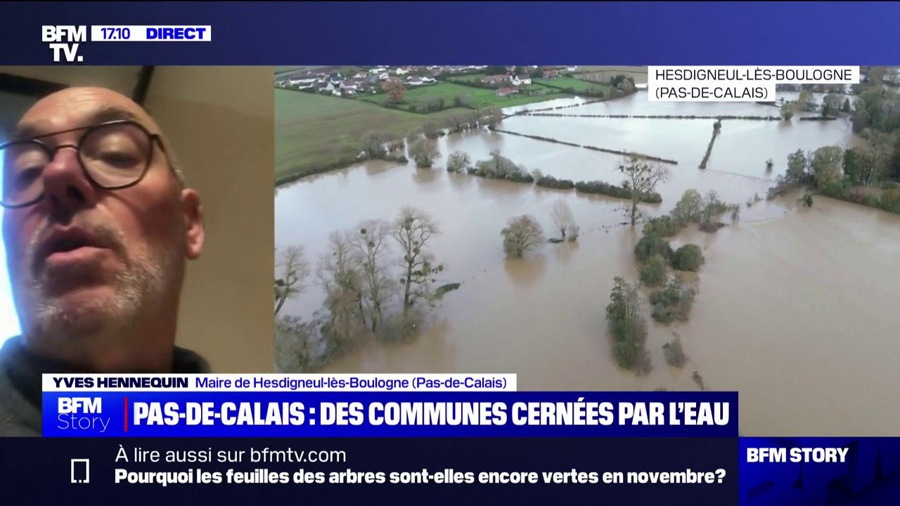 Crues dans le Pas-de-Calais: "C'est du jamais v...