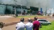 Desolador: Vídeo mostra empresário de joelhos rezando diante de incêndio na BR-277