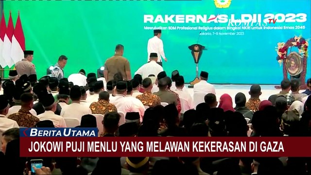 Jokowi Puji Ketegasan Menlu Retno Menentang Perang Israel dan Palestina di Dewan Keamanan PBB