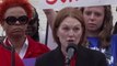 Julianne Moore joins gun control rally as Supreme Court considers law to protect domestic violence victims
