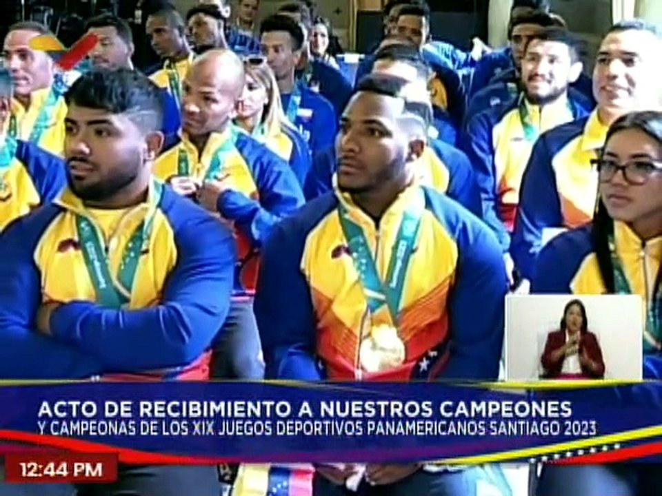 Pdte. Nicolás Maduro recibe a los Campeones y Campeonas de los XIX Juegos Panamericanos  2023