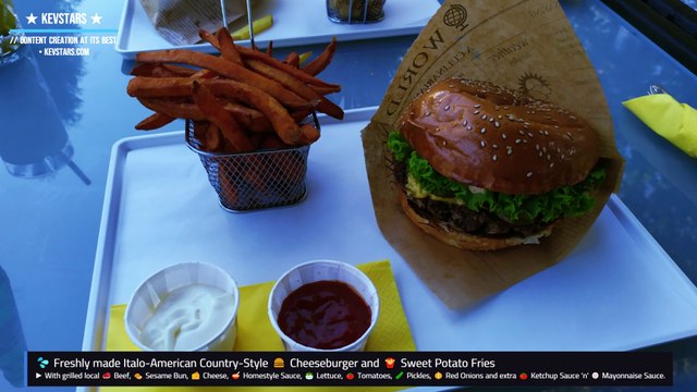 Italo-American Country-Style Burgers & Drinks | Kev's Tasty Food Splash: 100% Quality Time #gio