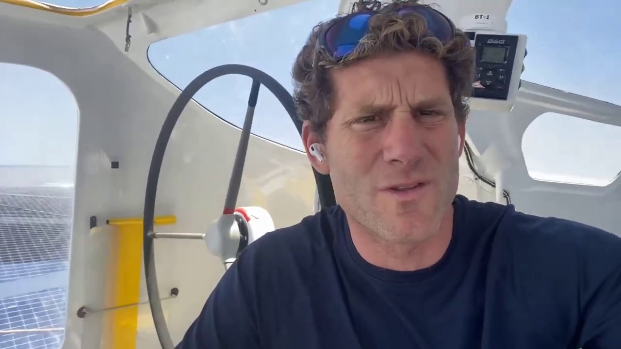 Transat Jacques Vabre Normandie Le Havre 2023 : Il fait tout bleu, tout bleu !!  à bord du Maxi Edmond de Rothschild