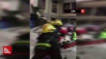 Çin’de spor salonunun çatısı çöktü