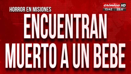 Mató a su bebé de 4 meses y luego se suicidó