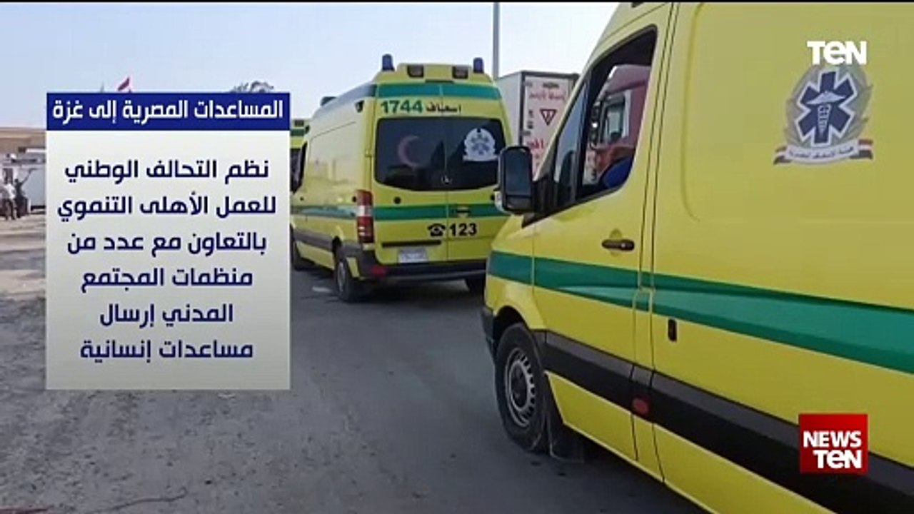 المساعدات المصرية إلى غزة