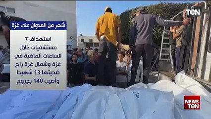 شهر على حرب غزة.. أكثر من 10 آلاف و300 شهيد بالقطاع جراء عدوان الاحتلال الإسرائيلي