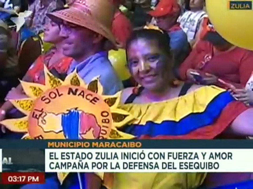Ciudadanos del edo. Zulia inician la campaña electoral en defensa del Territorio Esequibo