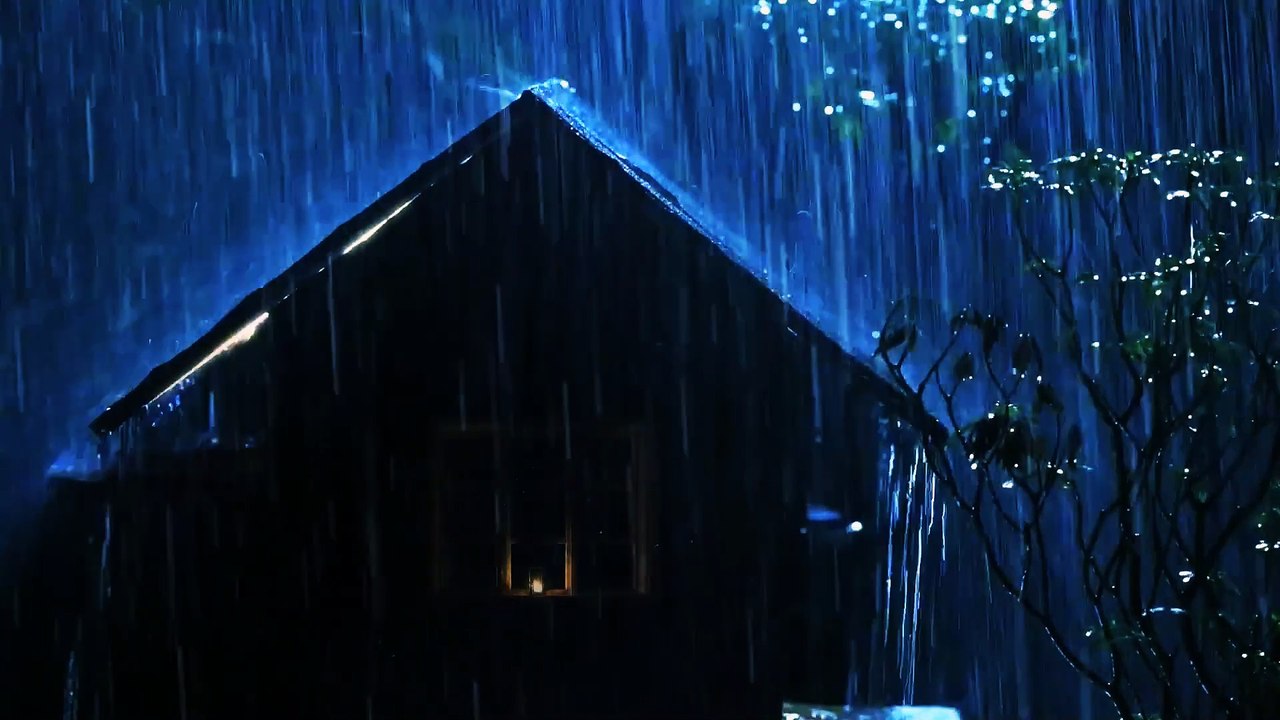 Heavy rain ☔ sounds