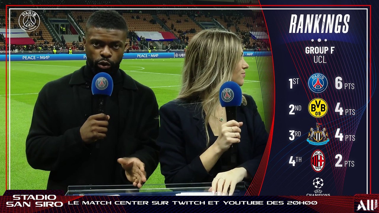 ️ Replay : AC Milan - Paris Saint-Germain, l'avant match en direct de San Siro
