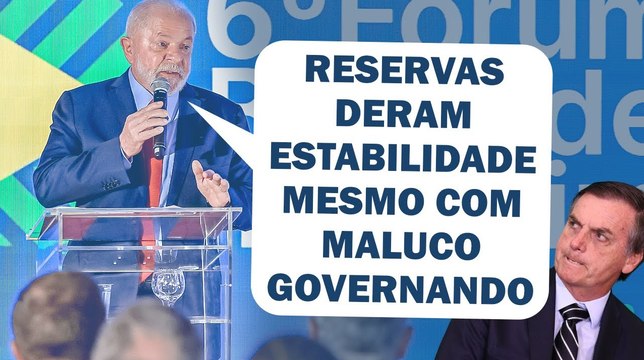 LULA LEMBRA DÓLARES 'ESTOCADOS' EM SEU GOVERNO QUE AJUDARAM PAULO GUEDES E BOLSONARO | Cortes 247