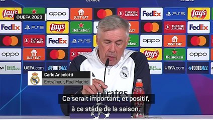 Ancelotti : "La victoire est la seule unité de mesure pour un entraîneur"