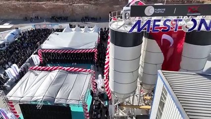 Malatya'da Beton Santralleri ve Asfalt Plentleri törenle hizmete girdi