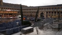 Preparing for Christmas at The Piece Hall in Halifax