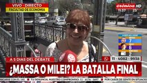 La calle opina: ¿Massa o Milei?