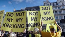 Anti-monarchy protests in London as King delivers speech