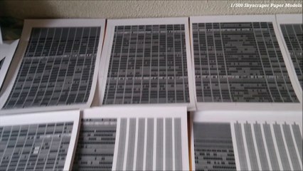 Paper Skyscrapers: 28 Liberty (One Chase Manhattan Plaza) - 02 The Pieces