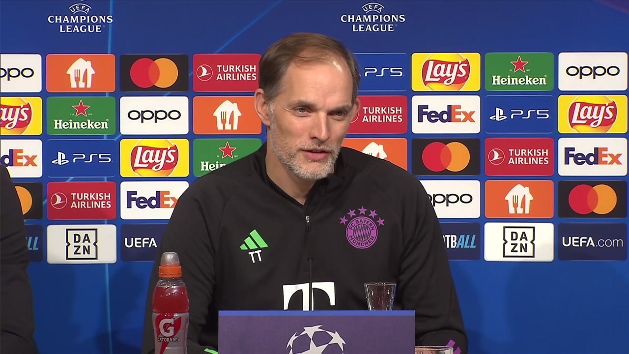 Bayern Munich boss Thomas Tuchel and goalkeeper Manuel Neuer on their UEFA Champions League game against Galatasaray