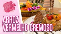 Delicioso ARROZ VERMELHO cremoso de FILÉ SUÍNO e legumes - Você Bonita (07/11/2023)