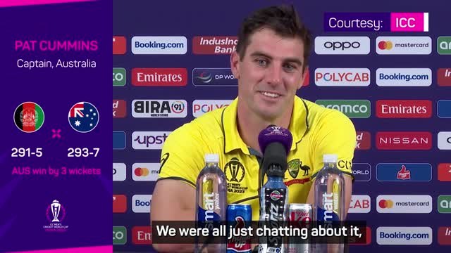 'That's the greatest ODI innings I've ever seen' - Cummins in awe on Maxwell's double century