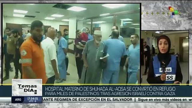 Miles de palestinos se han desplazados de sus territorios por la agresión israelí