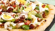 How to Make a Sheet Pan Cobb Salad Pizza