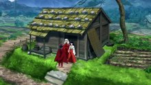 Yashahime Princess HalfDemon Dub  Moroha hugs her father Inuyasha and Mother Kagome