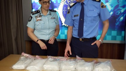 Kilograms of cocaine and methamphetamine allegedly found in car boot