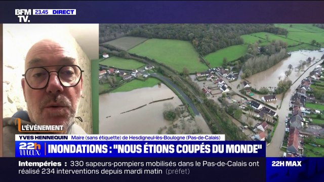 Laisser tous les meubles sur cales et ne pas remettre en état trop vite les habitations : Yves Hennequin, maire de Hesdigneul-lès-Boulogne (Pas-de-Calais) redoute la menace d'une nouvelle crue