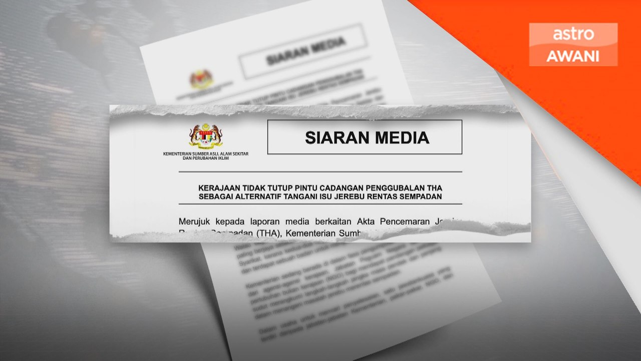 NRECC tubuh jawatankuasa kaji isu jerebu rentas sempadan