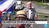 Informe desde Panamá: hombre mató a tiros a dos personas durante protesta contra proyecto minero