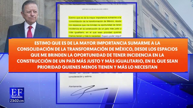 Arturo Zaldívar renunció a la Suprema Corte de Justicia de la Nación