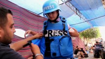 أطفال غزة لا يبالون بمخاطر الصحافة ويحلمون بمهنة المتاعب