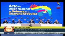 Desarrollan en Venezuela Acto de Unión Nacional en defensa de la Guayana Esequiba