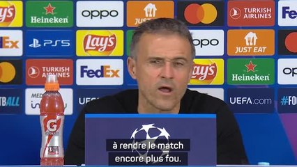 Gr. F - Luis Enrique n'a pas aimé que son équipe rende "le match encore plus fou”