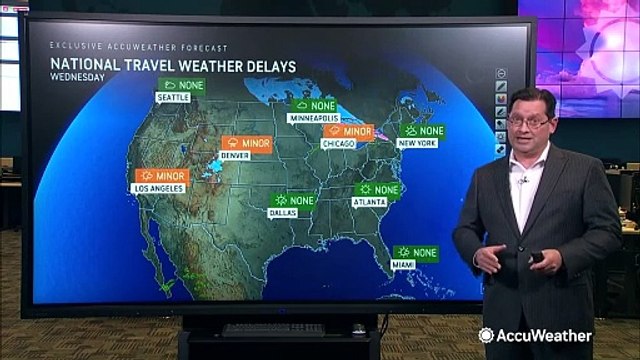 Strong winds in the Southwest, wintry weather in the Great Lakes to cause some travel issues