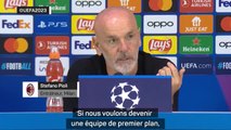 Gr. F - Pioli : “Un match fantastique sur le plan mental”