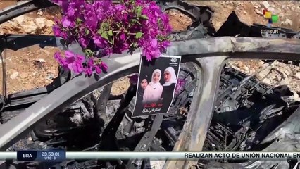 Líbano: Realizan funeral de una abuela y sus nietas asesinadas por el ejército israelí