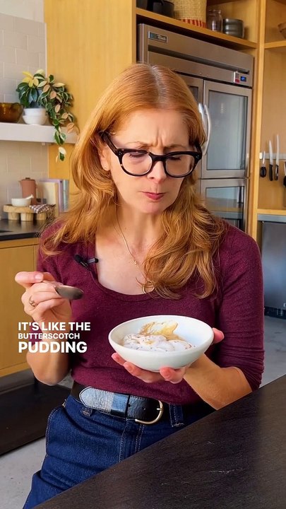 Pumpkin-Butterscotch Custard With Spiced Whipped Cream