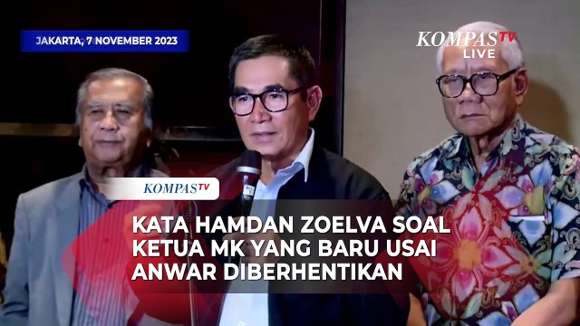 Kata Hamdan Zoelva soal Ketua MK yang Baru usai Anwar Usman Diberhentikan