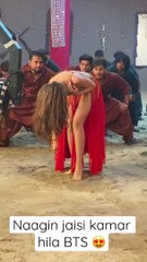 BTS of naagin jaisi kamar hila  @DesiMusicFactoryYT