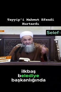 Cübbeli Ahmet'ten dikkat çeken '''Tayyip Bey'' iddiası