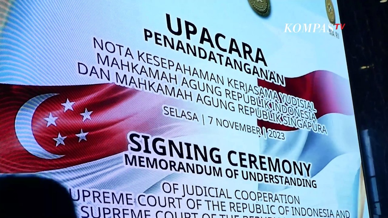 Ketua MA RI Menandatangani Nota Kesepahaman Kerja Sama Yudisial dengan MA Singapura - MA NEWS