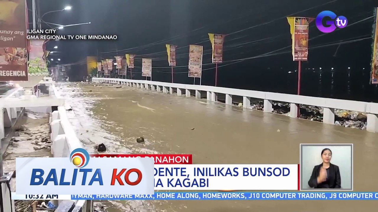 Ilang residente sa Iligan City, inilikas bunsod ng pagbaha kagabi | BK