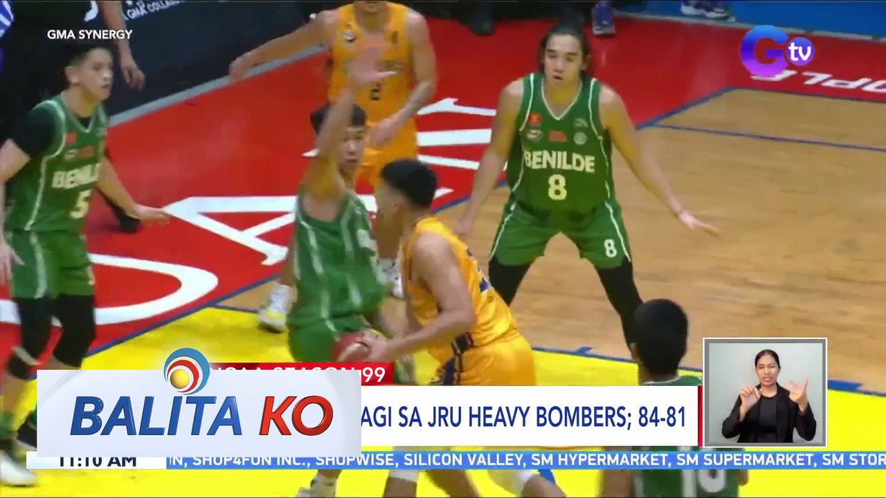 NCAA Season 99; Perpetual Altas, panalo kontra-Arellano Chiefs; 81-74 | BK