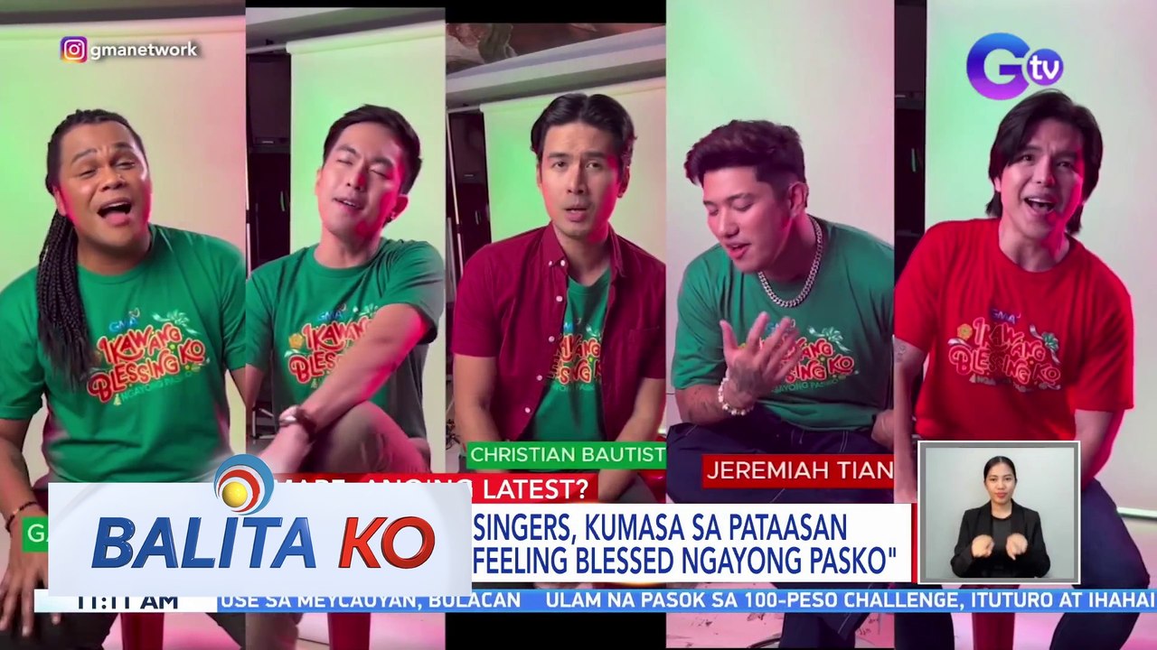 Kapuso Female Singers, kumasa sa pataasan challenge ng "Feeling Blessed Ngayong Pasko" | BK