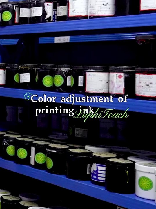 Color adjustment of printing ink