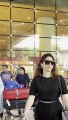 Tamannaah Bhatia Arrives At Airport In Style Donning An All Black Look